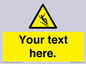 WV5191: Custom Slippery Stairs Sign