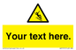 WV5191: Custom Slippery Stairs Sign