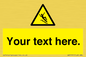 WV5191: Custom Slippery Stairs Sign