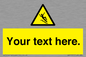 WV5191: Custom Slippery Stairs Sign