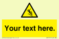 WV5191: Custom Slippery Stairs Sign