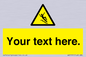 WV5191: Custom Slippery Stairs Sign