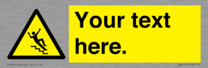 WV5191: Custom Slippery Stairs Sign