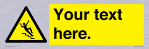WV5191: Custom Slippery Stairs Sign
