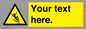 WV5191: Custom Slippery Stairs Sign
