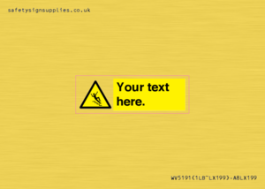 WV5191: Custom Slippery Stairs Sign