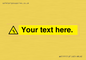 WV5191: Custom Slippery Stairs Sign