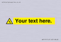 WV5191: Custom Slippery Stairs Sign