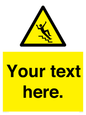 WV5191: Custom Slippery Stairs Sign