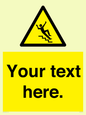 WV5191: Custom Slippery Stairs Sign