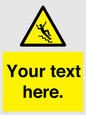 WV5191: Custom Slippery Stairs Sign