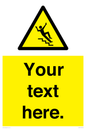 WV5191: Custom Slippery Stairs Sign