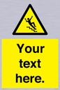 WV5191: Custom Slippery Stairs Sign