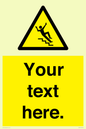 WV5191: Custom Slippery Stairs Sign