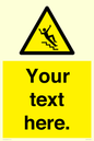 WV5191: Custom Slippery Stairs Sign