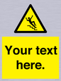 WV5191: Custom Slippery Stairs Sign