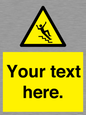 WV5191: Custom Slippery Stairs Sign