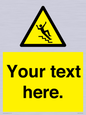 WV5191: Custom Slippery Stairs Sign