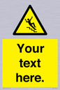 WV5191: Custom Slippery Stairs Sign
