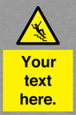 WV5191: Custom Slippery Stairs Sign