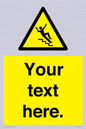 WV5191: Custom Slippery Stairs Sign