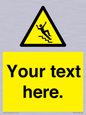 WV5191: Custom Slippery Stairs Sign
