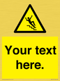WV5191: Custom Slippery Stairs Sign