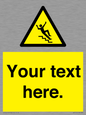 WV5191: Custom Slippery Stairs Sign