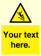 WV5191: Custom Slippery Stairs Sign