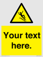 WV5191: Custom Slippery Stairs Sign