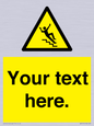 WV5191: Custom Slippery Stairs Sign