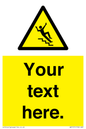 WV5191: Custom Slippery Stairs Sign