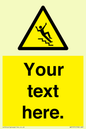 WV5191: Custom Slippery Stairs Sign
