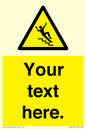 WV5191: Custom Slippery Stairs Sign