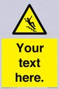 WV5191: Custom Slippery Stairs Sign