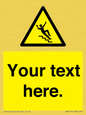 WV5191: Custom Slippery Stairs Sign