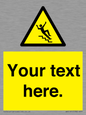 WV5191: Custom Slippery Stairs Sign