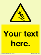 WV5191: Custom Slippery Stairs Sign