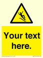 WV5191: Custom Slippery Stairs Sign