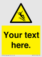 WV5191: Custom Slippery Stairs Sign