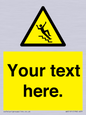 WV5191: Custom Slippery Stairs Sign