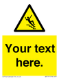 WV5191: Custom Slippery Stairs Sign