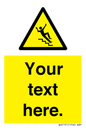 WV5191: Custom Slippery Stairs Sign