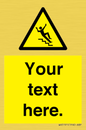 WV5191: Custom Slippery Stairs Sign