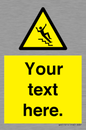 WV5191: Custom Slippery Stairs Sign