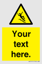 WV5191: Custom Slippery Stairs Sign