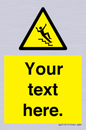 WV5191: Custom Slippery Stairs Sign