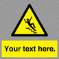 WV5191: Custom Slippery Stairs Sign