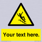 WV5191: Custom Slippery Stairs Sign