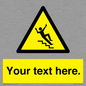 WV5191: Custom Slippery Stairs Sign
